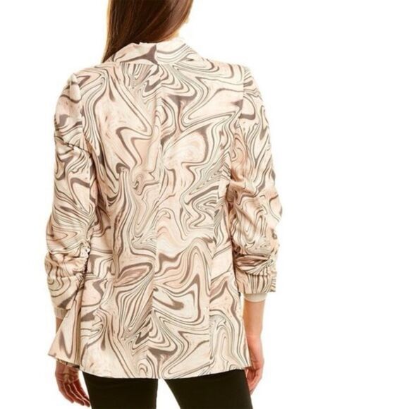 Tart Kia Printed Open-Front Blazer - Picture 3 of 3